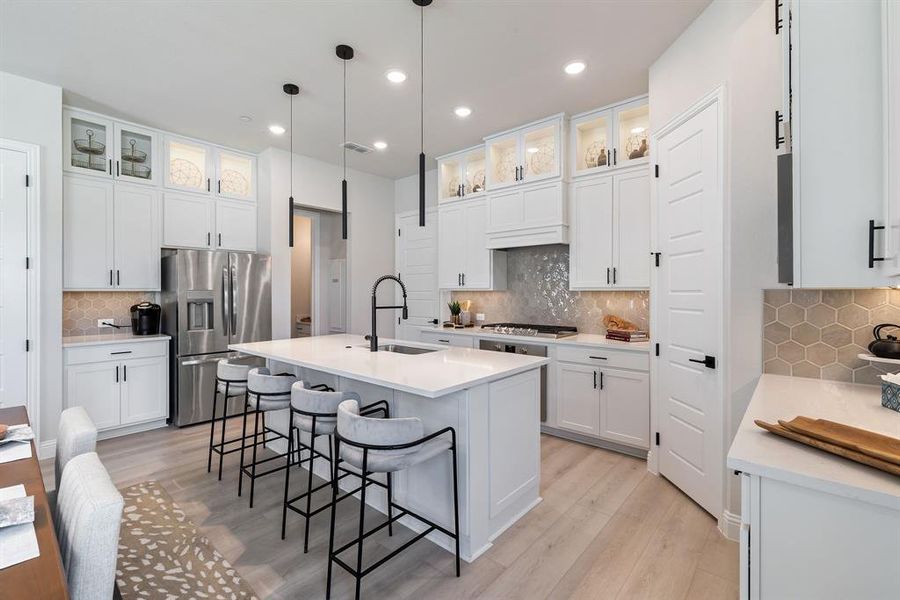 Furnished interior view inside a new home in , McKinney (Image 24).