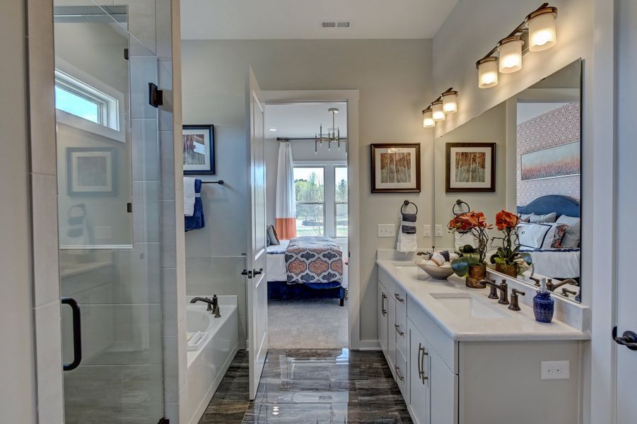 Representative furnished interior of a home built from the Laney by Taylor Morrison in River Falls, Tega Cay (Image 17).