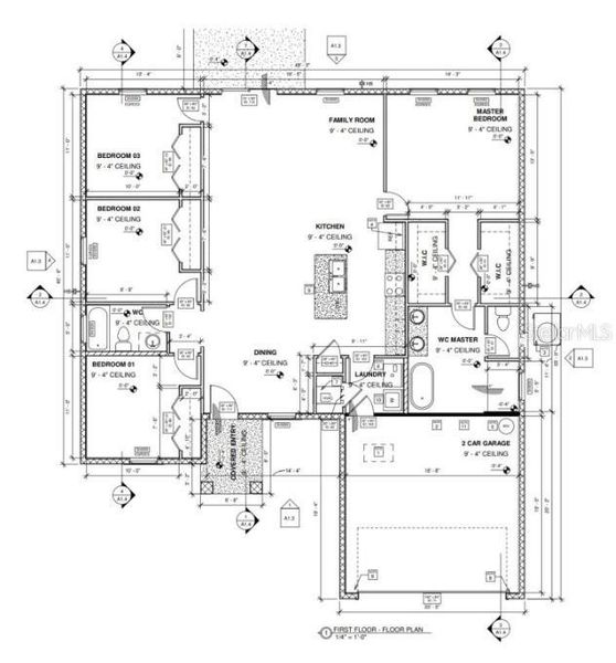 2D floor plan layout of this home in , Ocala, FL (Image 5).