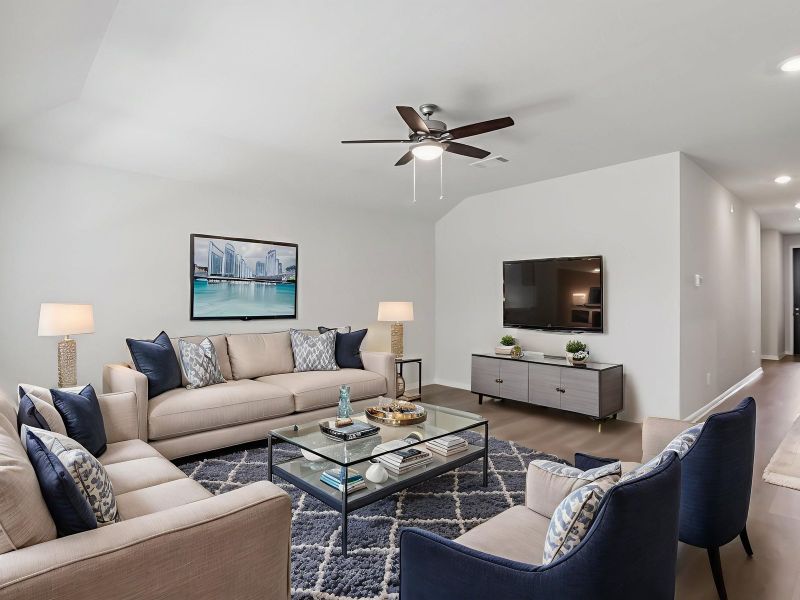 Furnished interior view inside a new home in Lark Canyon, New Braunfels (Image 4).