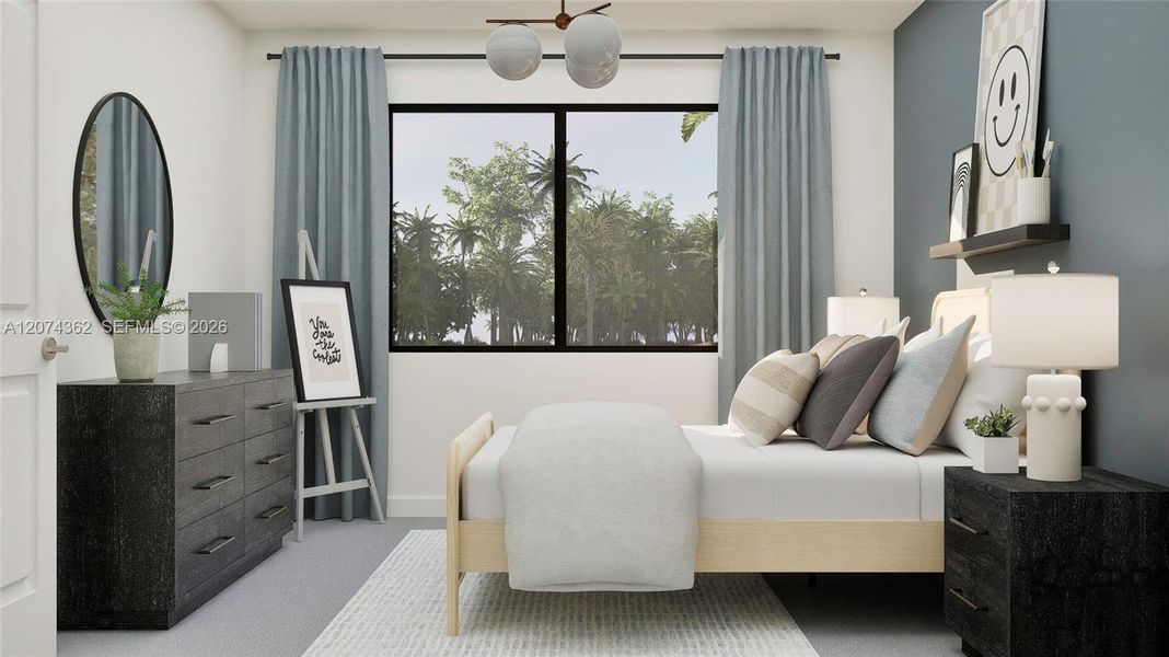 Furnished interior view inside a new home in Solterra, Sunrise (Image 12).