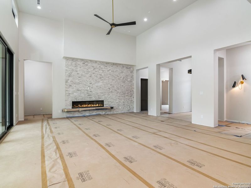 In-progress construction of a new home in , San Antonio, TX (Image 24).