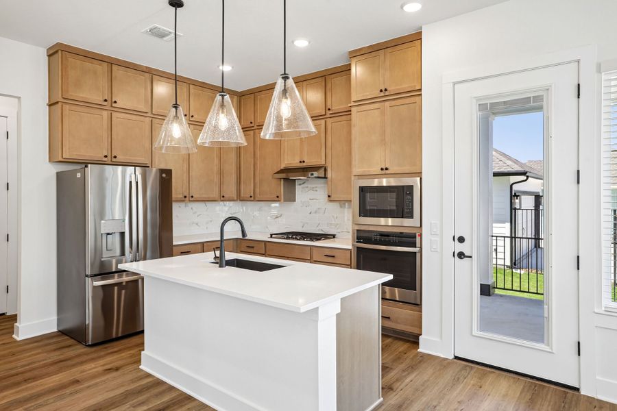 Representative furnished interior of a home built from the Denali by Pacesetter Homes in Easton Park, Austin (Image 6).