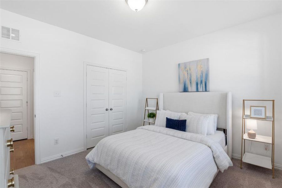 Furnished interior view inside a new home in Whitewing Trails, Princeton (Image 29).