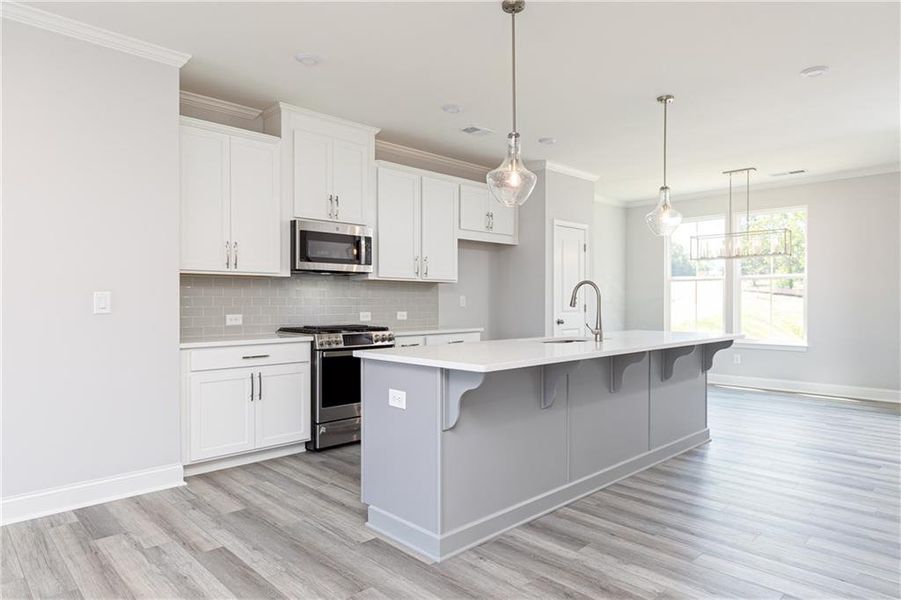 Furnished interior view inside a new home in , Lawrenceville (Image 7).