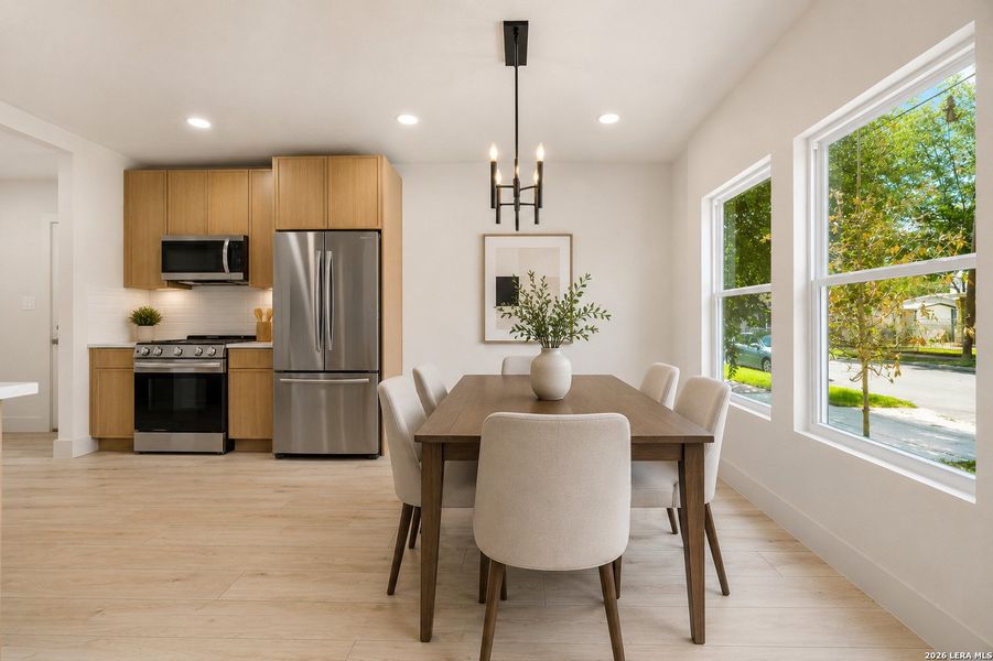 Furnished interior view inside a new home in , San Antonio (Image 6).