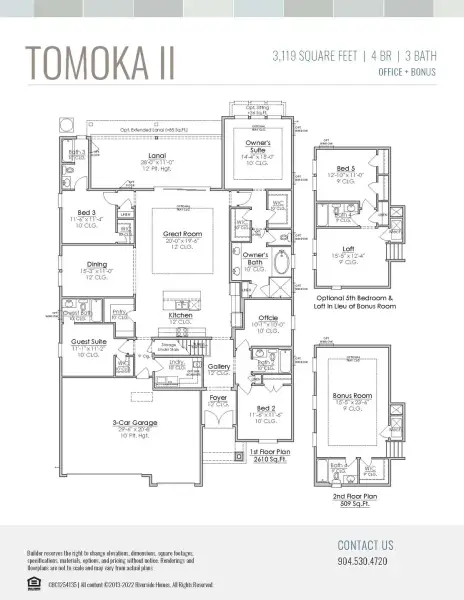 2D floor plan layout for the Tomoka II by Riverside Homes in Sagebrush at EverRange, Jacksonville, FL (Image 5). 2D floor plan layout for the Tomoka II by Riverside Homes in Sagebrush at EverRange, Jacksonville, FL (Image 5).
