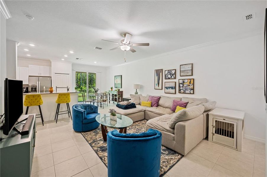 Furnished interior view inside a new home in , Land O' Lakes (Image 27). Furnished interior view inside a new home in , Land O' Lakes (Image 27).
