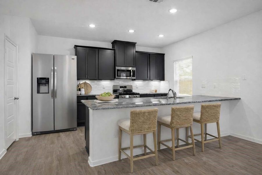 Furnished interior view inside a new home in Rollingbrook Estates, Baytown (Image 14).