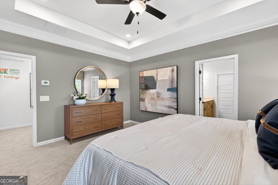 Furnished interior view inside a new home in Cobblestone Crossing Commons, Warner Robins (Image 32).