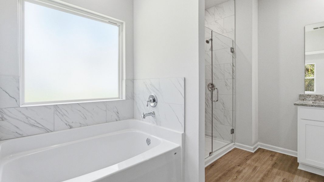 Furnished interior view inside a new home in Greystone, Crawfordville (Image 11).