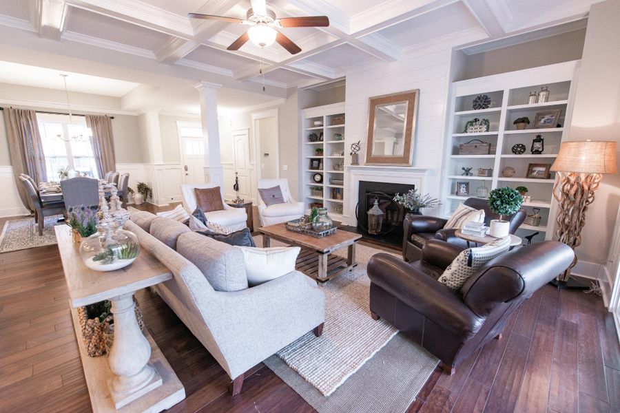 Representative furnished interior of a home built from the McKinley by Bill Clark Homes in The Sanctuary at Sunset Beach, Sunset Beach (Image 109). Representative furnished interior of a home built from the McKinley by Bill Clark Homes in The Sanctuary at Sunset Beach, Sunset Beach (Image 109).