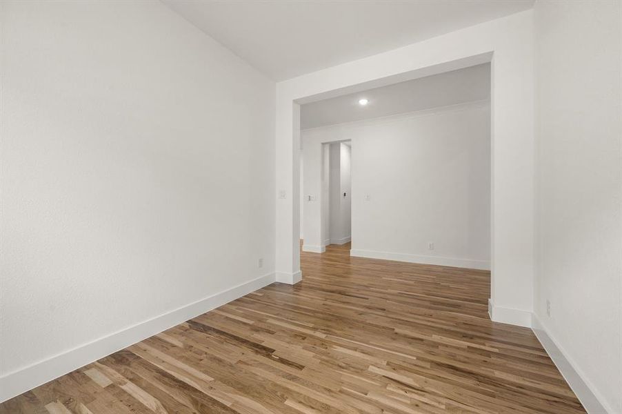 Spacious, unfurnished interior of a new home in Parks of Aledo, Aledo (Image 18). Spacious, unfurnished interior of a new home in Parks of Aledo, Aledo (Image 18).
