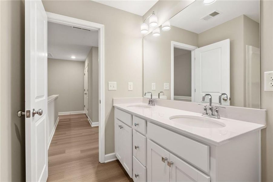 Furnished interior view inside a new home in Cherokee Township, Acworth (Image 10).