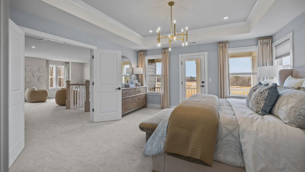 The Stonefield Plan by DRB Homes in McBride Indian Trail, NC - Primary Bedroom The Stonefield Plan by DRB Homes in McBride Indian Trail, NC - Primary Bedroom