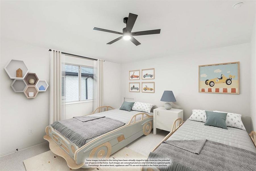 Furnished interior view inside a new home in Willow Wood, McKinney (Image 29).