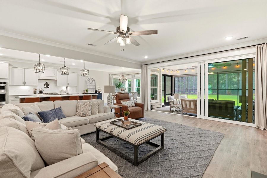 Furnished interior view inside a new home in , Johns Island (Image 28). Furnished interior view inside a new home in , Johns Island (Image 28).