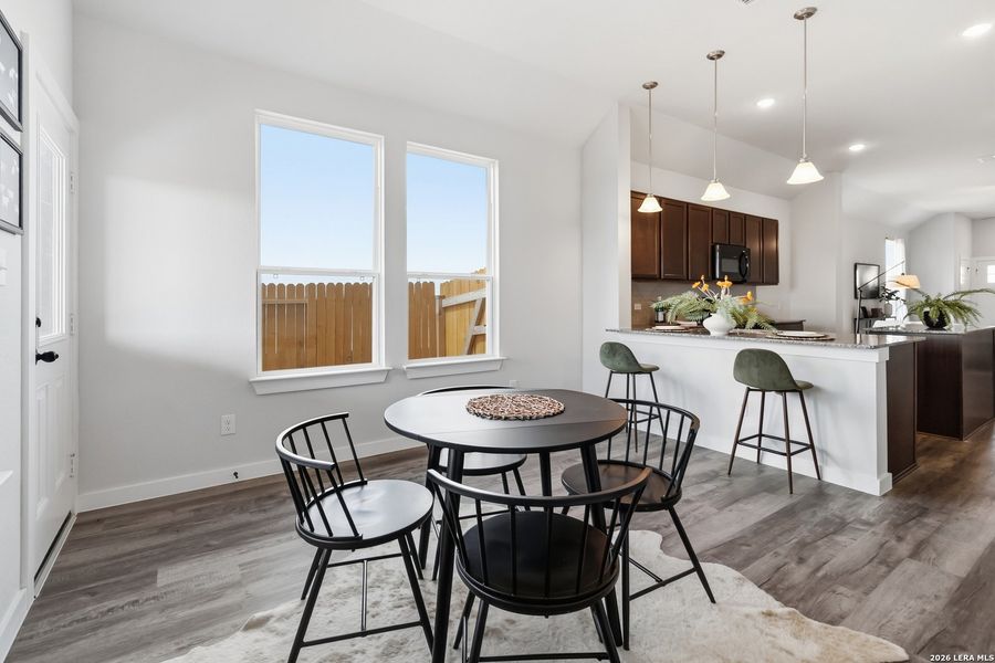 Furnished interior view inside a new home in Red Hawk Landing, San Antonio (Image 8).