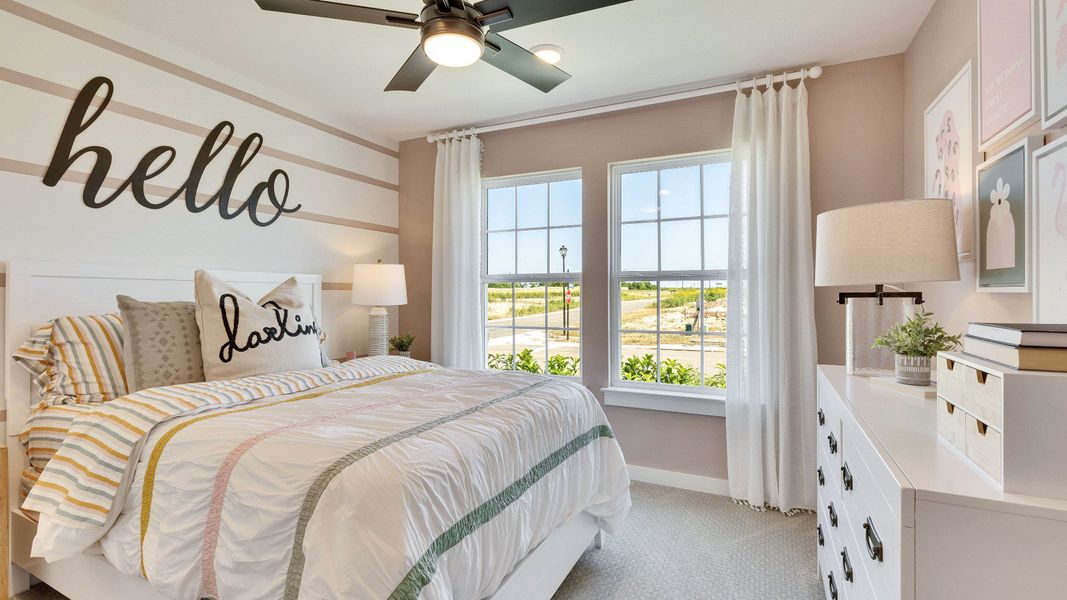Representative furnished interior of a home built from the Paramount by DRB Homes in Hunters Glen, Jarrell (Image 15). Representative furnished interior of a home built from the Paramount by DRB Homes in Hunters Glen, Jarrell (Image 15).