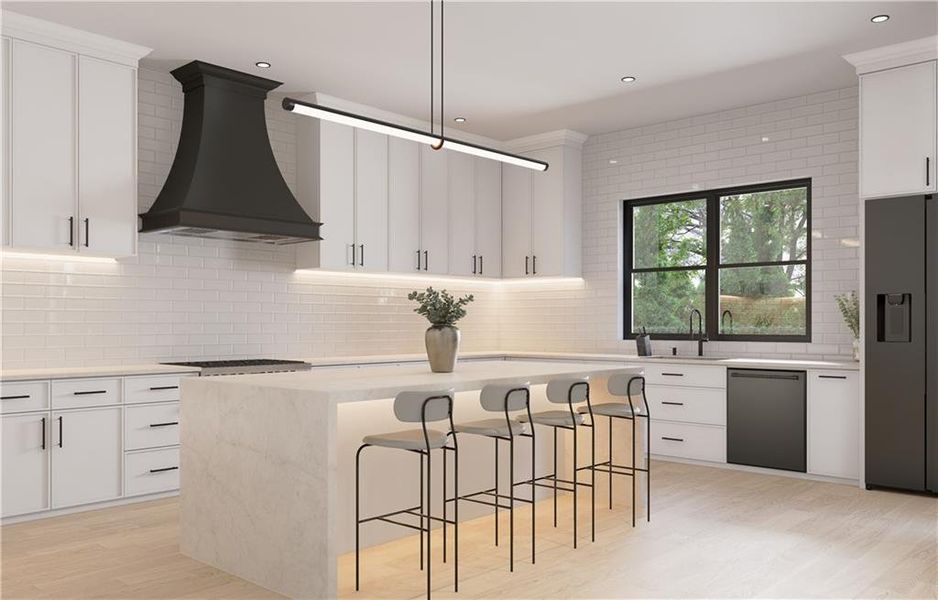 Furnished interior view inside a new home in , Sugar Hill (Image 7).