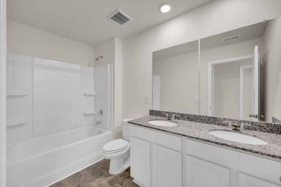 Representative furnished interior of a home built from the Aisle by D.R. Horton in Hawk's Ridge, Rossville (Image 8). Representative furnished interior of a home built from the Aisle by D.R. Horton in Hawk's Ridge, Rossville (Image 8).