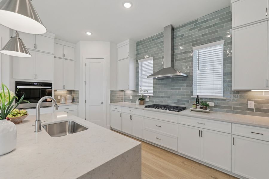 Furnished interior view inside a new home in Foxfield, Austin (Image 6).