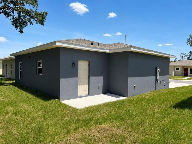 Exterior details and patio area of a home in , Tampa (Image 19). Exterior details and patio area of a home in , Tampa (Image 19).