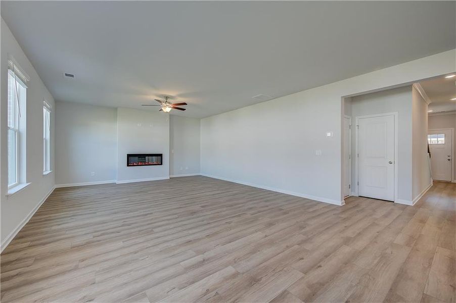 Spacious, unfurnished interior of a new home in Bowers Farm, McDonough (Image 18). Spacious, unfurnished interior of a new home in Bowers Farm, McDonough (Image 18).