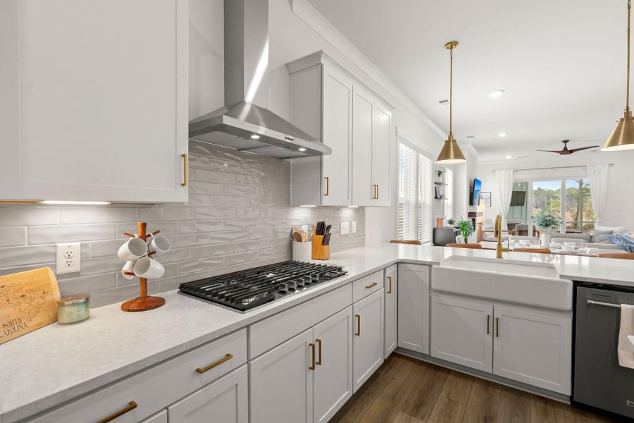 Furnished interior view inside a new home in , Summerville (Image 7).