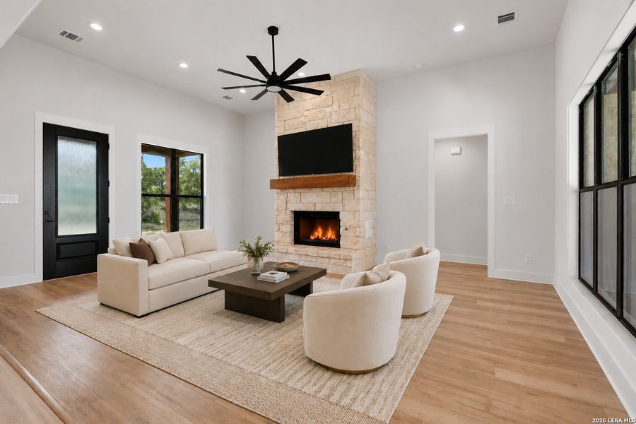Furnished interior view inside a new home in , Spring Branch (Image 18).