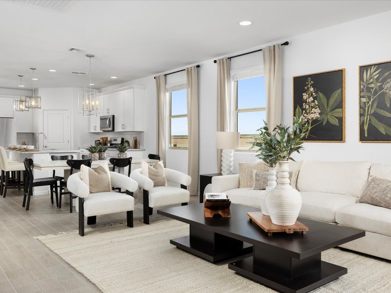 Furnished interior view inside a new home in Mandarina - Premier Series, Marana (Image 7).
