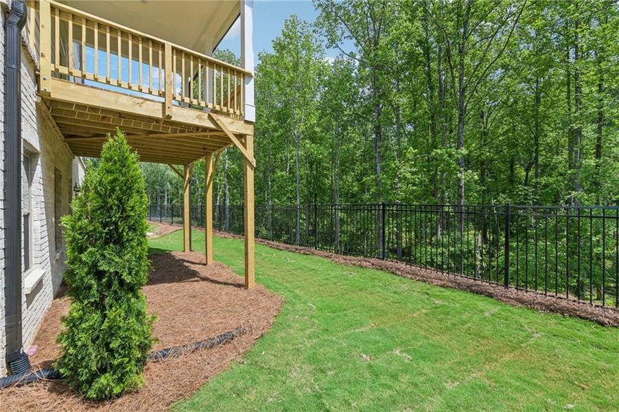 Exterior details and patio area of a home in Waterhaven, Cumming (Image 3).