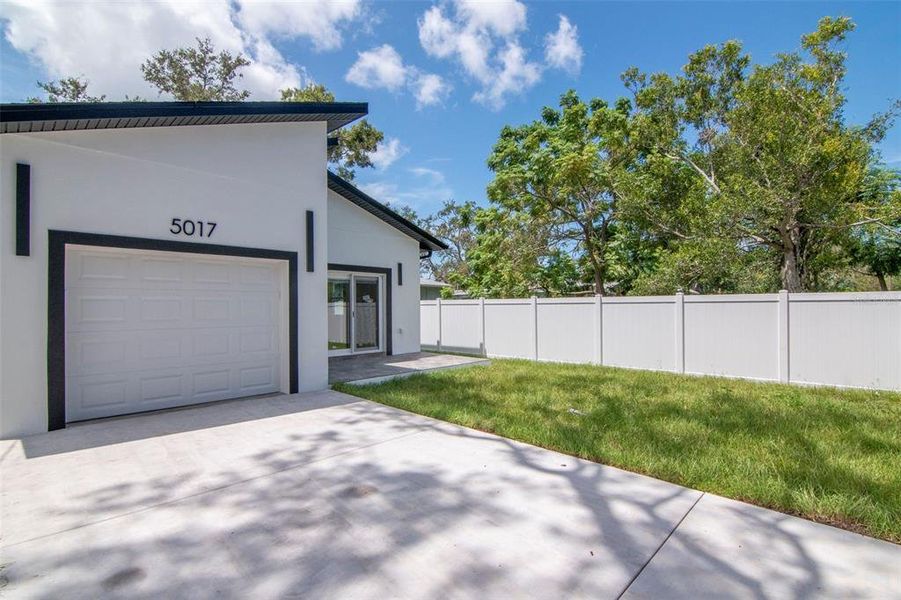 View from the rear of home.