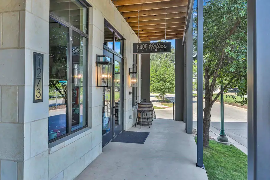 Exterior details and patio area of a home in , New Braunfels (Image 8).