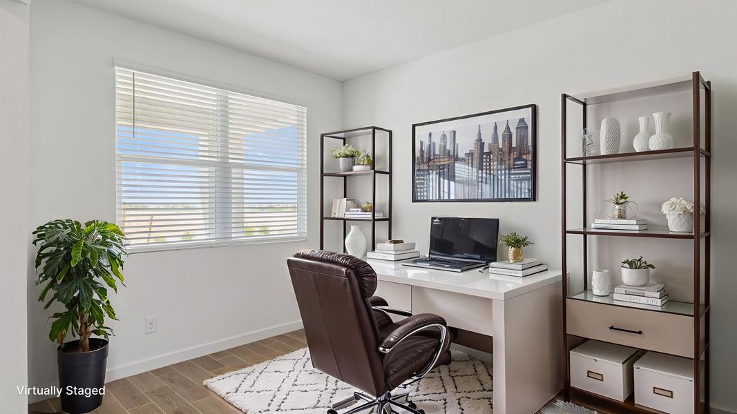 Representative furnished interior of a home built from the Crow by D.R. Horton in Zanjero Pass, Glendale (Image 7).