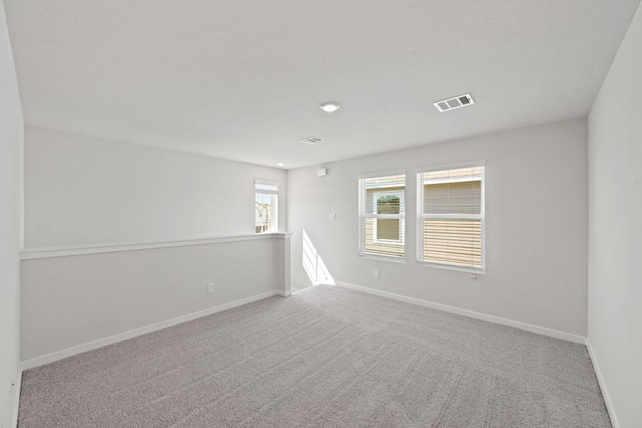 Spacious, unfurnished interior of a new home in Northpark South, Porter (Image 21). Spacious, unfurnished interior of a new home in Northpark South, Porter (Image 21).