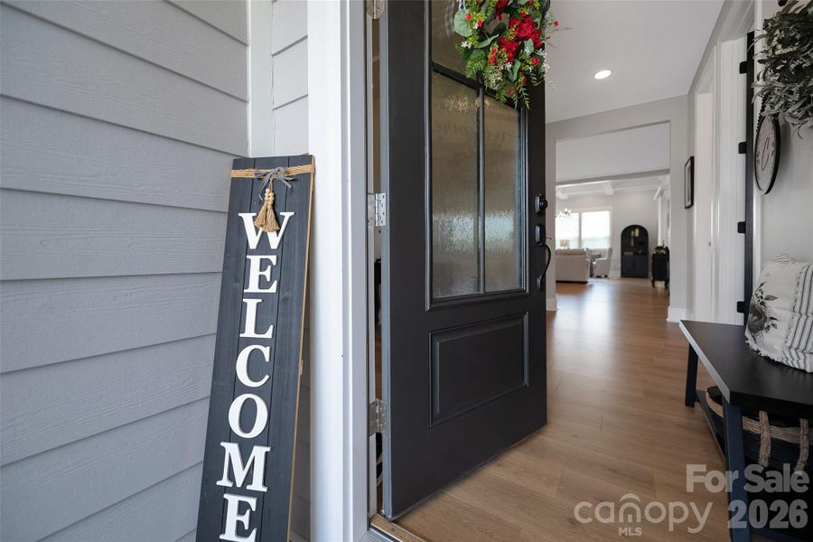 Exterior details and patio area of a home in , Clover (Image 3).