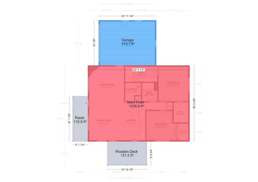 2D floor plan layout of this home in , Mars Hill, NC (Image 5).