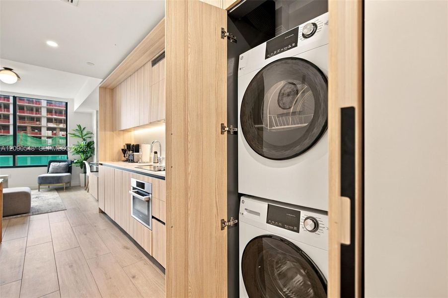 Furnished interior view inside a new home in , Miami (Image 8).