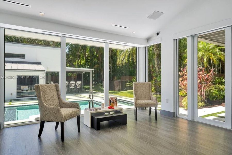 Exterior details and patio area of a home in , Pinecrest (Image 27). Exterior details and patio area of a home in , Pinecrest (Image 27).