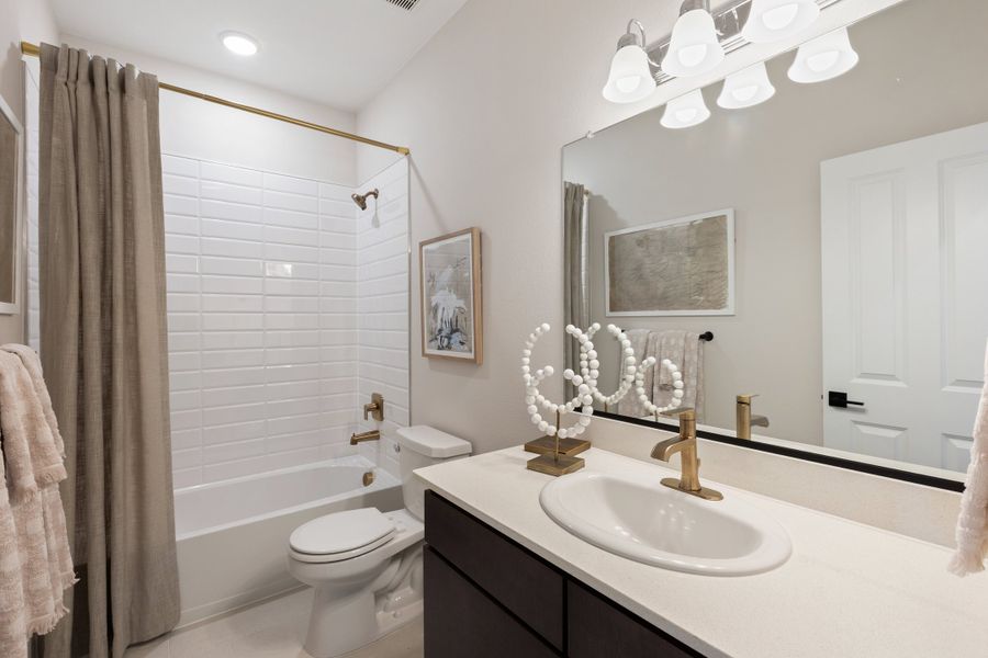 Representative furnished interior of a home built from the The Windom by Risewell Homes in Cordovan, Firestone (Image 15).