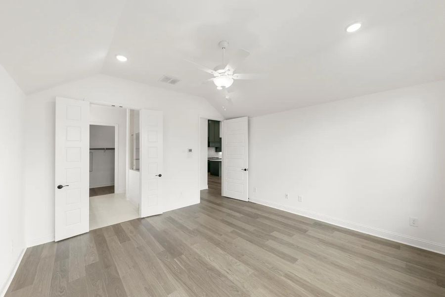 The Huntley B Primary Suite Bedroom The Huntley B Primary Suite Bedroom