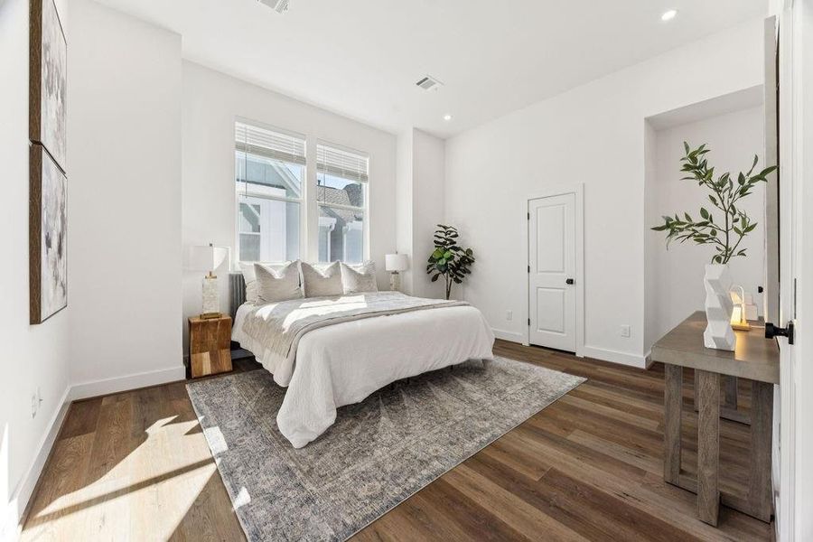 Furnished interior view inside a new home in , Houston (Image 9). Furnished interior view inside a new home in , Houston (Image 9).