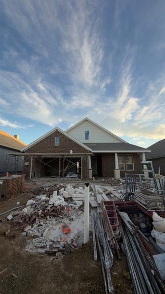 In-progress construction of a new home in Liberty Pointe, Gainesville, TX (Image 8).