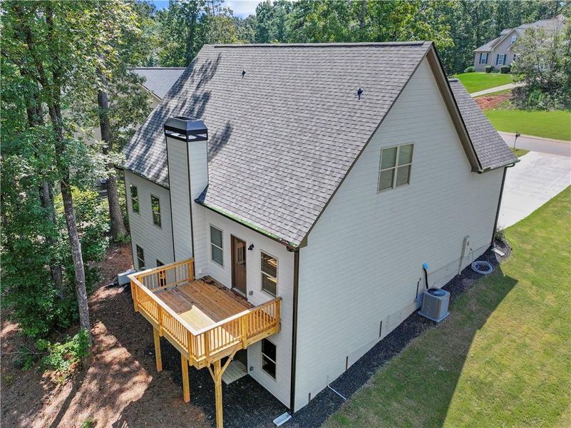 Front exterior of a new home in , Dawsonville, GA, highlighting curb appeal (Image 16).
