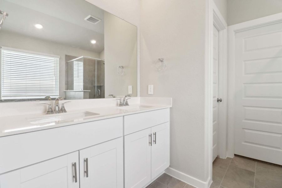 Furnished interior view inside a new home in Massey Oaks - Premier Series, Pearland (Image 10).