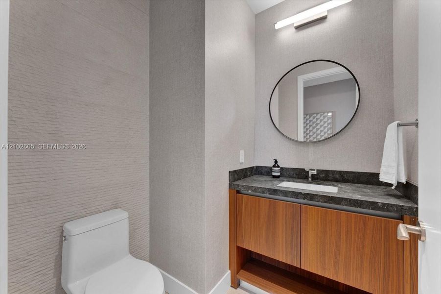 Furnished interior view inside a new home in , Miami (Image 27).