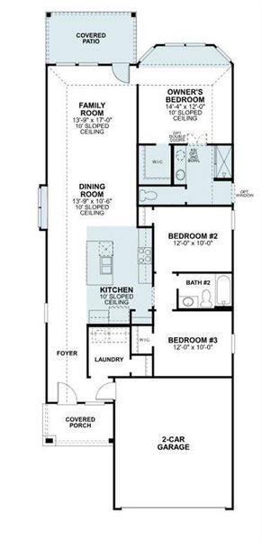 2D floor plan layout of this home in Elevon, Lavon, TX (Image 3). 2D floor plan layout of this home in Elevon, Lavon, TX (Image 3).