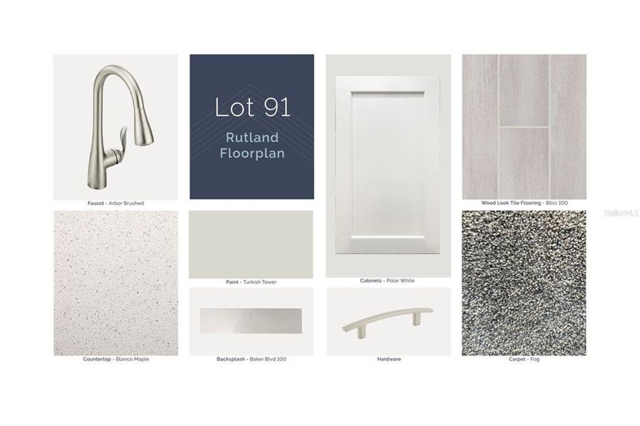 Sample of building materials used in homes in Center Lake on the Park, St. Cloud (Image 7).