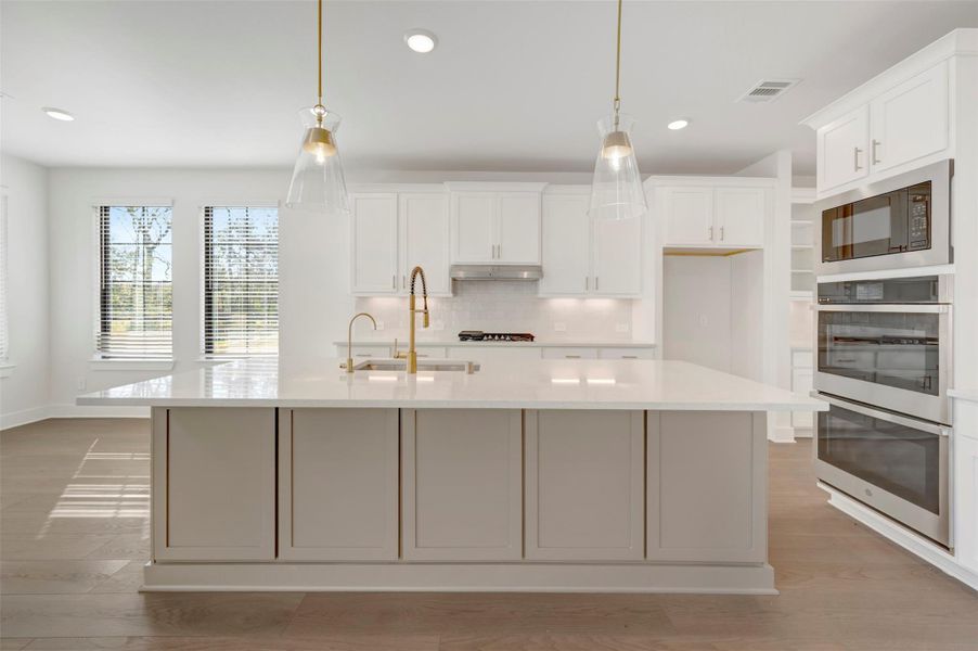 Furnished interior view inside a new home in The Oaks on 6th Street, Magnolia (Image 12).